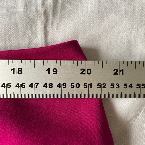 Cleo Women's Fuchsia Pull-On Professional‎ Midi Skirt Size 18 - Picture 7 of 11